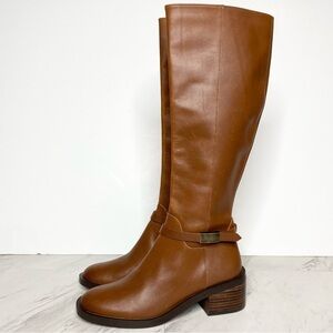 New! Linea Paolo Kamile Brown Riding Boot 6M